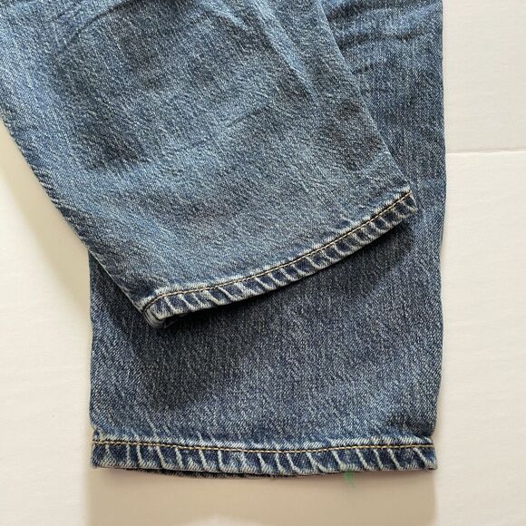 American Eagle Jeans Size 8 Blue Medium Wash Denim RELAXED MOM Soft Lightweight - Picture 7 of 12